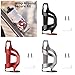 Hesaohuk Bicycles Bottles Cage Aluminum Alloy Bike Bottles Holder Water Bottle for Road and Mountain Bicycles Easily Installation