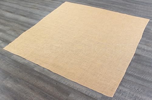 CleverDelights 60 Inch Burlap Square - Premium Jute Burlap Fabric with No-Fray Finished Edges - 60" x 60" by CleverDelights - Image 3