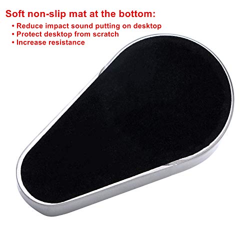 ZGAR Cigar Ashtray, Aluminium Alloy Metal Cigar Travel Ashtray for Home and Outdoor use (Silver)