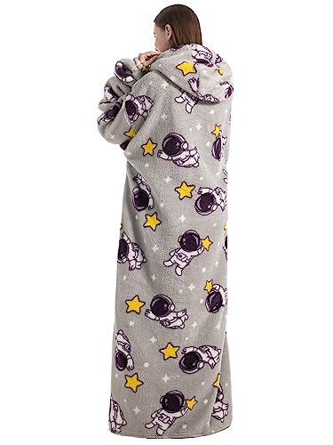 JOREAY Coperta extra lunga con cappuccio per donne...