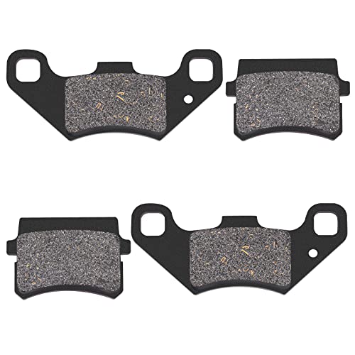 Motoyun Semi-Metallic Brake Pads Compatible With 50Cc 70Cc 90Cc 110Cc 125Cc Taotao Sunl Jcl Nst Coolster Tank Kandi Kinroad Bv Powersports Dongfang Atvs Go Karts Quad Bikes Dune Buggy 4 Wheeler 2 Pair #TOP7