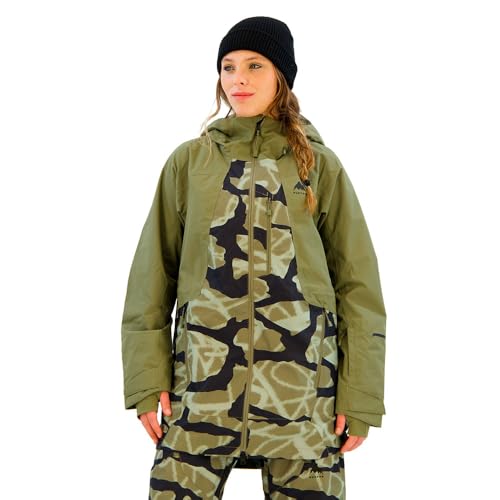 Veste de ski Burton snowboard femme vêtement technique montagne hiver vert XS