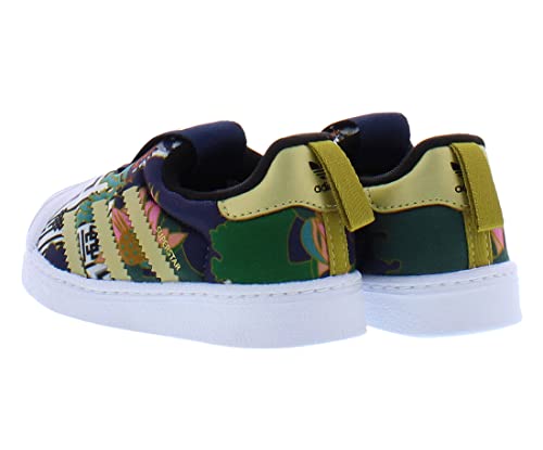 Image of adidas Superstar 360 Baby Boys Shoes Size 7.5, Color: Black /Gold