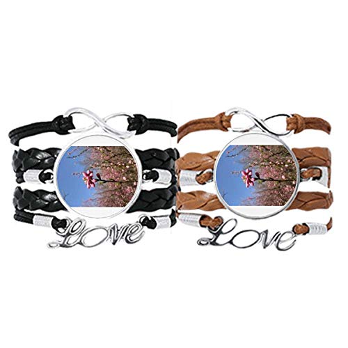 Bracelet en cuir bourgeons de fleurs DIYthinker : élégance durable et détails artistiques