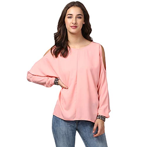 Image of Harpa Women's Polyester Round Neck Regular Fit Top