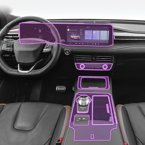 Film protecteur d'écran de navigation en TPU haut de gamme pour l'intérieur Ford Edge