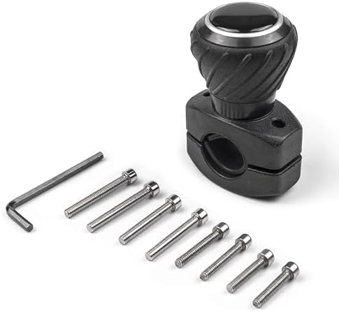 Deluxe Steering Wheel Power Handle Spinner Knob - Universal Steering Wheel Fit for Cars, Trucks, Tractors, Mowers, Forklifts, etc