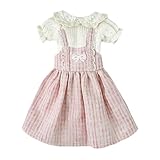 niannyyhouse Juego de camisa y falda de tirantes compatible con Blythe, accesorios de vestir (rosa)