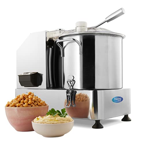 Robot Da Cucina/Cutter 9L - Acciaio Inox - Macchina Per Biscotti Professionale - Affettatrice - 9 Litri - 2