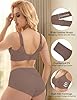 PoseFree Supportive Bras for Women Wireless Full Coverage Jelly Bra Wide Strap Back Smoothing Comfort for Heavy Bust Daily Errands Shopping Coffee 2XL