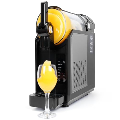 Machine à granita 2,5 L, 5 modes de boisson, régulation manuelle de la température et nettoyage automatique, pour granitas, cocktails, milkshakes et boissons fraîches