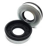 REPLACEMENTKITS.COM Brand Bronco Roto Tiller 2pc Axle Seal Kit Fits Craftsman Huskee Troy-Bilt Yard Machines Replaces MTD 721-04232