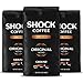 Shock Ground Coffee Bundle, The Strongest Caffeinated All-Natural Coffee Without The Jitters, 3 lb Bag
