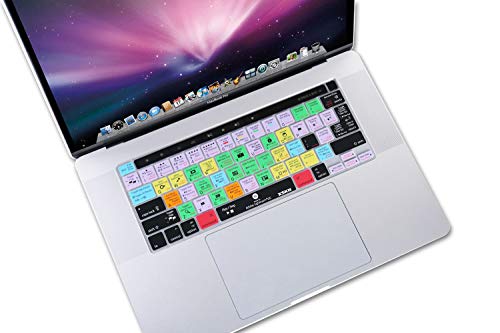 XSKN Lightroom Classic Shortcuts Silicone Keyboard Cover Skin for Touch Bar Models 2019 MacBook Pro 16 inch A2141 2020 MacBook Pro 13.3 inch A2251 A2289 A2338 M1 Keyboard US&EU Common Version by XSKN - Image 5