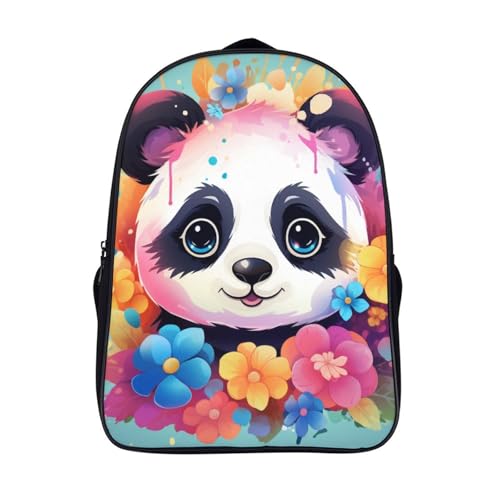 Mochila escolar de panda impermeable que protege los libros del agua en preescolar