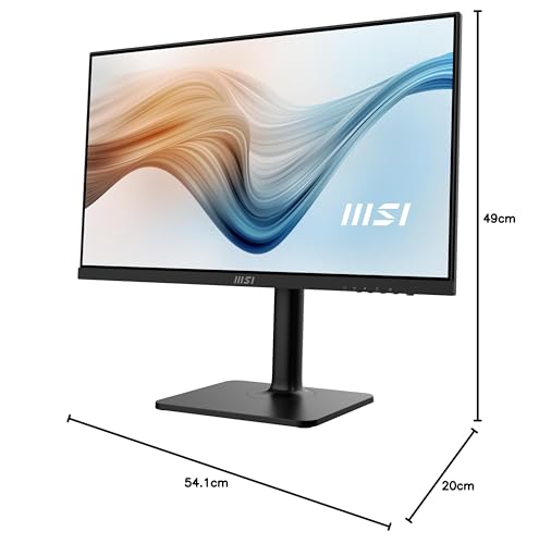 Modern MD2412P monitor da 23.8" - Pannello IPS da 1920 x 1080, 100 Hz, Schermo eye-friendly, HDR Ready, Altoparlanti Integrati, Supporto Regolabile a 4 Vie - HDMI 1.4b, USB Tipo-C - PC Desktop - Immagine 7