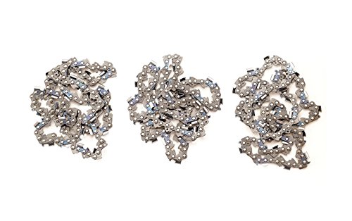 3 tallox cadenas de sierra 3/8 1,1 mm 46 eslabones 30 cm compatible con Dolmar Makita
