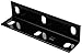 National Hardware N351-491 2.1 X 9 X 1/8 Black Wide Corner Brace