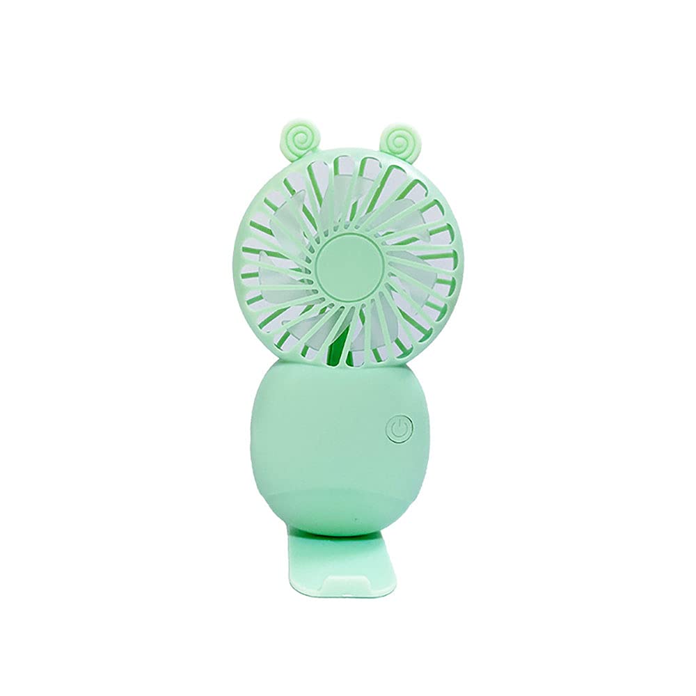Ventilador de mano USB mini ventilador eléctrico portátil de 3 velocidades con batería recargable