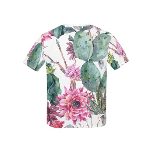 Cactus Classic Short-sleeve Crew Neck All Over Print T-shirt2