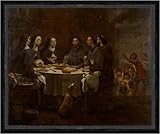  Kunstdruck Saint Francis and Saint Clare at Supper Antoni Viladomat Santa Faks_B 00621