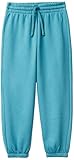 Pantalon en molleton gratté avec cordon de serrage à la taille, fond élastique. Logo brodé en couleur à la taille. Regular fit