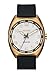 NIXON Mullet A1365 - Light Gold/White -100m Water Resistant Unisex Analog Fashion Watch (38mm Watch Face, 20mm Silicone Band)