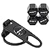 BWONE SRT Tire Valve Stem Caps(4PCS) with Wrench Keychain(1PCS) for Dodge Charger Challenger Chrysler Jeep Grand Cherokee