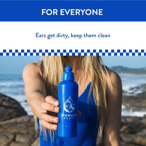 Bigwave Drops Ear Wash - For People With Ear Wax Buildup, Trapped Water, Clogged Ear Wax, Swimmer’s Ear, And Ear Infections - Get Clean, Clear, Healthy Feeling Ears #TOP2