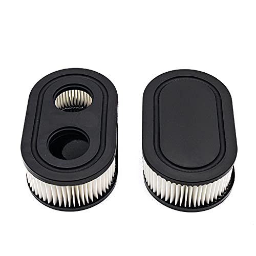 2 Stück Rasenmäherfilter, Briggs Stratton Ersetzen, Rasenmäher Luftfilter, Motorluftfilter, Motor Rasenmäher Ersetzt 798452 593260 5432K, Rasenmäher-Zubehör