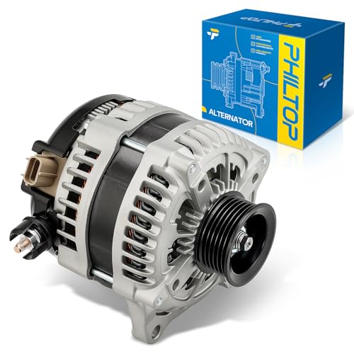 Image of PHILTOP 11624N New Alternator Compatible with 2012-2016 F-150 3.5T, 2015-2017 F-150 3.5L, 2012-2014 F-150 3.7L, 200A Alternator Replacement CL3Z10346B, CL3T10300BA, 1042106670, 2100826