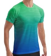 APTRO Mens Dry Fit Workout Shirts Quick Dry Performance Gym T Shirts for Men Athletic Running Tra...