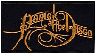 Panic At The Disco Gold Alterna Patch Badge Embroidered Iron on Applique Souvenir Accessory