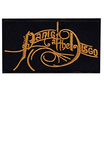 Panic At The Disco Gold Alterna Patch Badge Embroidered Iron on Applique Souvenir Accessory