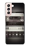 Innovedesire Vintage Cassette Player Etui Coque Housse pour Samsung Galaxy S21 5G