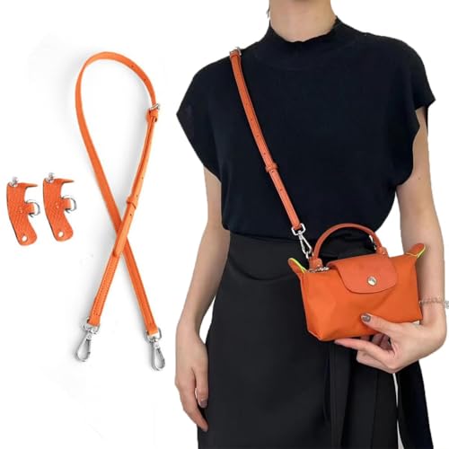 Image of Jiesinlov Leather Bag Shoulder Strap Replacement Crossbody Adjustable Conversion Kit Fit for Mini Pouch