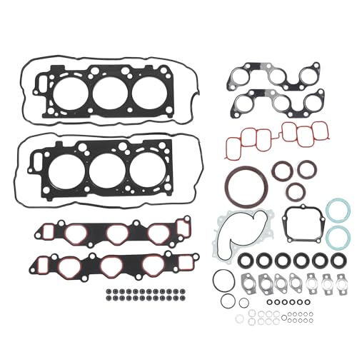X AUTOHAUX Cylinder Head Gasket Kit for Toyota Engine 3MZ Efficiency Seal No.0411120220 Engine Valve Gasket Set 1 Set