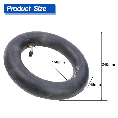 Inner Tube 10Inch Thicken Inner Tube Replacement Tube For Electric Scooter(Bent) - Thumbnail 2