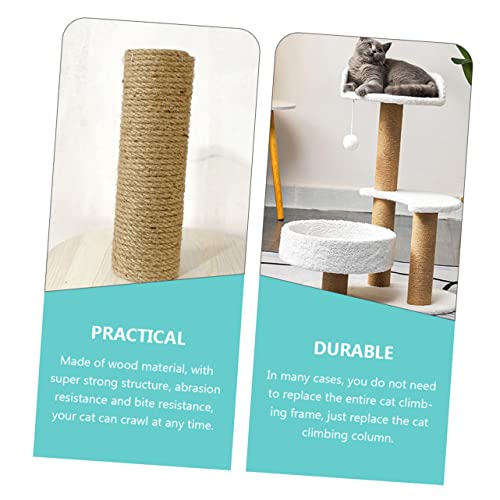 SEWOART 2 Peças Acessórios Para Estrutura De Escalada Para Gatos Poste De Escalada Para Gatos Poste