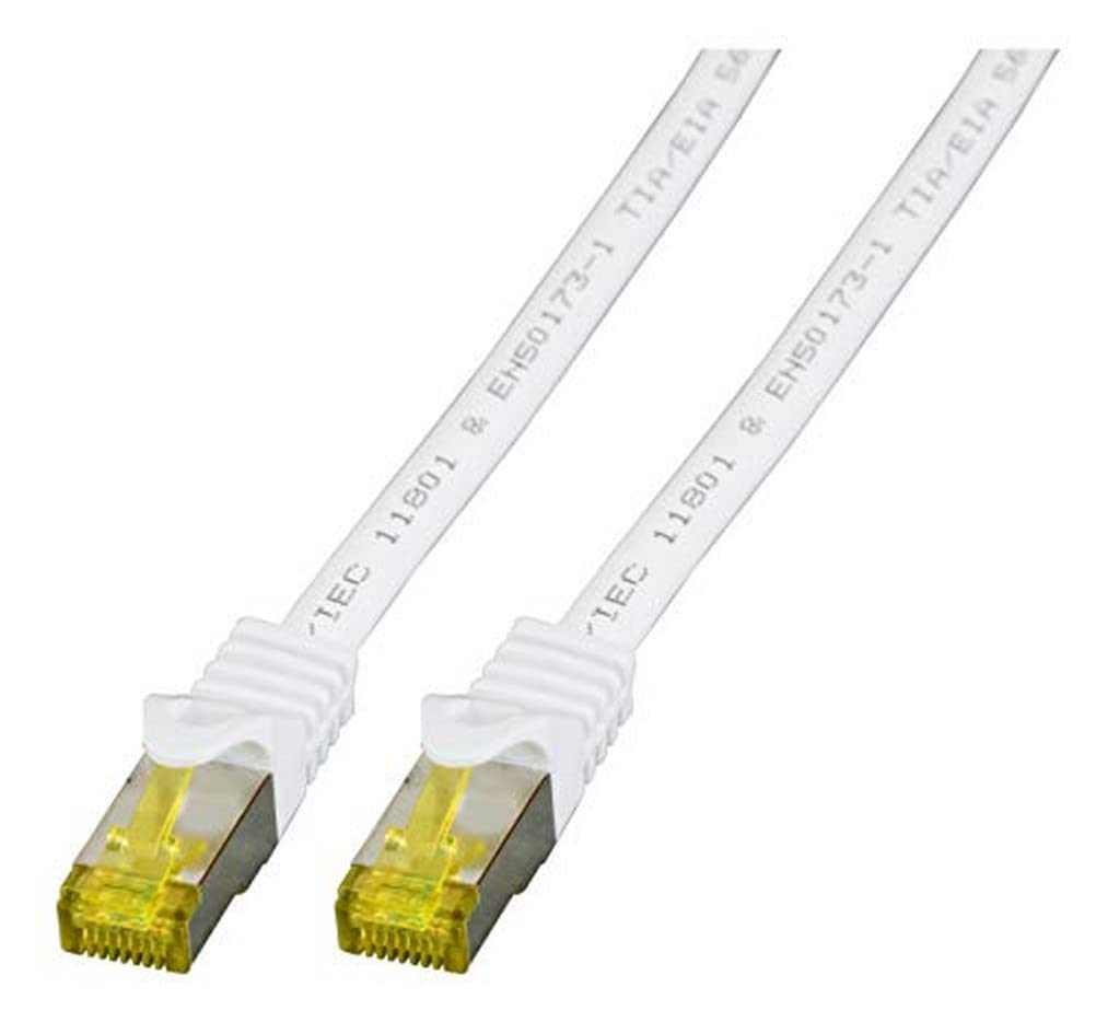 Cable de red cat.7 Plug RJ45 6 A S/FTP LSZH 30 m blanco