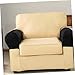 STOBAZA High Elastic Pu Sofa Armrest Covers Washable Couch Arm Protectors for All Sofa Styles Easy Installation Fit for Living Room and Home Use