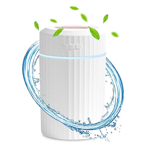 Umidificatore Mini 650ml Per Camera Letto E Piante - 15 Ore Autonomia, 28dB Silenzioso, Luce Calda - Foto 12