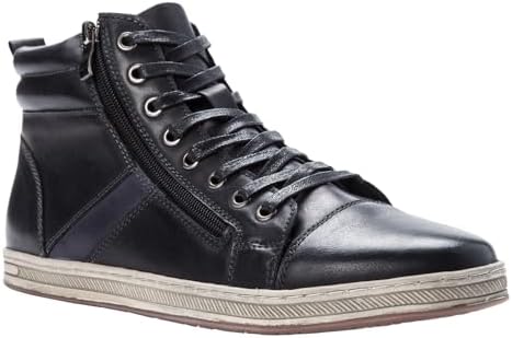 Propét Men's Lucas Hi Skate Shoe, Black, 14 XX-Wide | Image 1