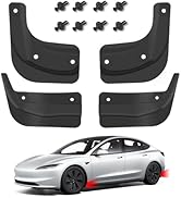 TOPABYTE Yeni 2024 Tesla Model 3 Highland Çamurluk Sıçrama Koruması Çamurluk Kış Aracı Sedi...