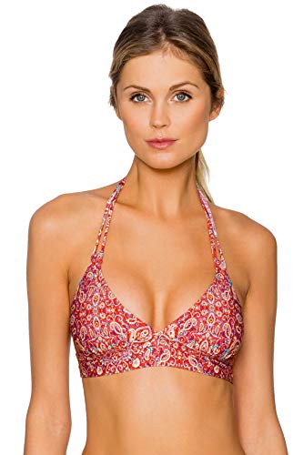 Image of Swim Systems Women's Standard Lovebirds Halter Bikini Top Swimsuit