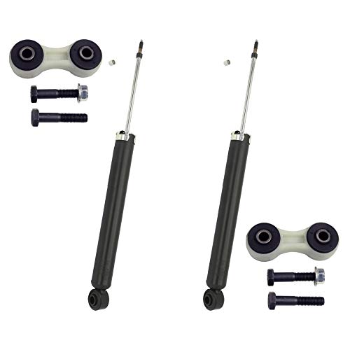 Detroit Axle - Pair (2) Rear Complete Shock Absorber Assembly w/Sway Bars for 2000 2001 2002 2003 2004 2005 VW Volkswagen Passat 2WD