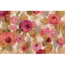 Wall Art Print Glorious Pink Floral I by Silvia Vassileva, 18" x 12"