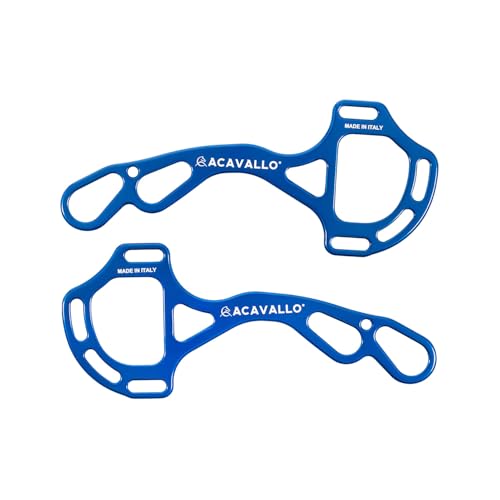 Hackamore Acavallo Alupro bleu embouchure sans mors équitation taille unique