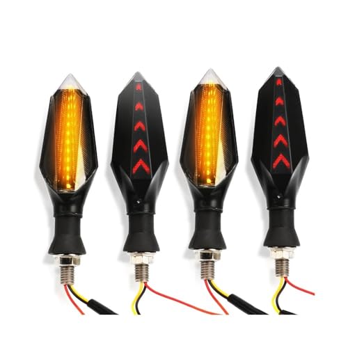 Clignotants Moto 10mm Lot de 4 Feux Indicateurs pour CBR600RR CB1000R et NC700X