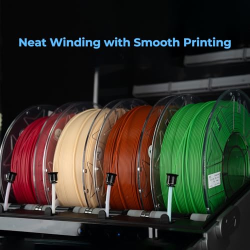 Image of Creality RFID PLA Filament 1.75mm for K2 Plus Combo, 3D Printer Filament for High Speed 30-600mm /s, 1kg(2.2lbs) /Spool Hyper PLA Support CFS, Fits for Most 3D Printers (Black)